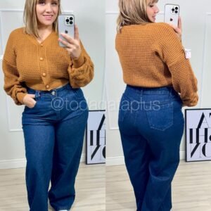 Casaco Tricot Joana Plus Size