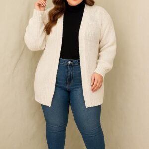 Casaco Tricot Valentina Plus Size